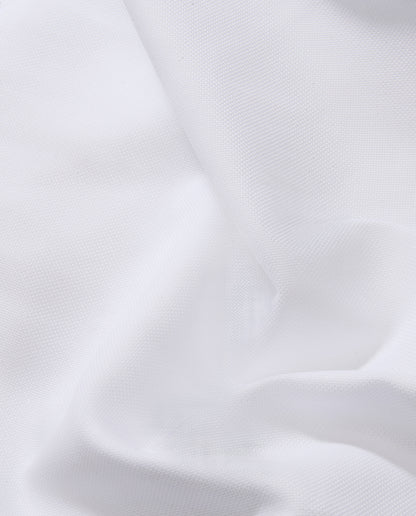 Camicissima Men’s White Self Non-Iron Permanent Fitted Cotton Shirt
