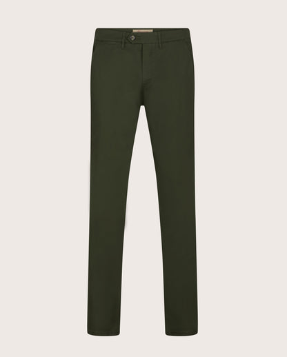Camicissima Men's Twill Chino Pants - MILITARY | PLAIN