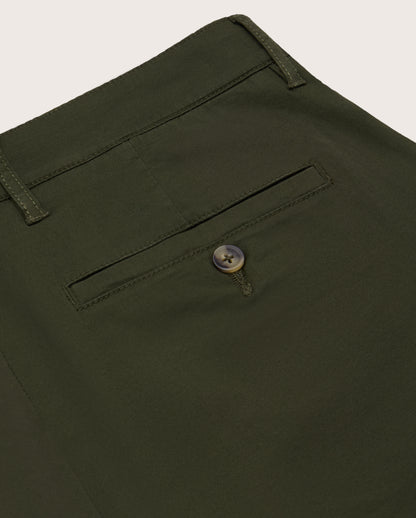 Camicissima Men's Twill Chino Pants - MILITARY | PLAIN