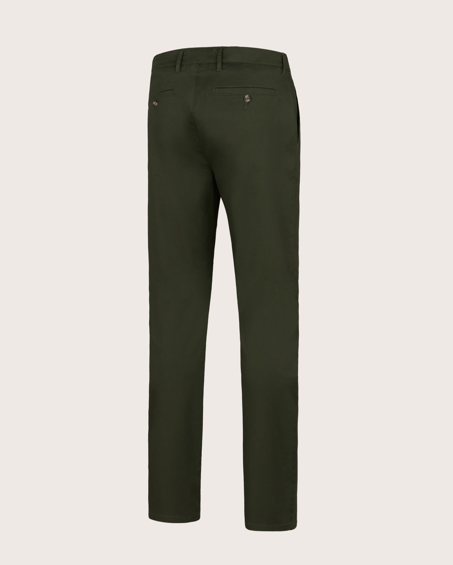 Camicissima Men's Twill Chino Pants - MILITARY | PLAIN
