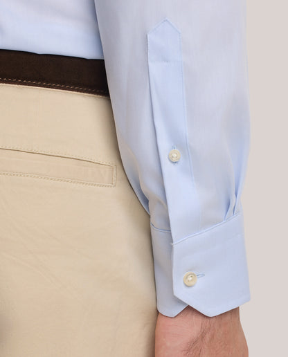 Camicissima Men’s Slim Fit Light Blue Non-Iron Permanent Cotton Shirt