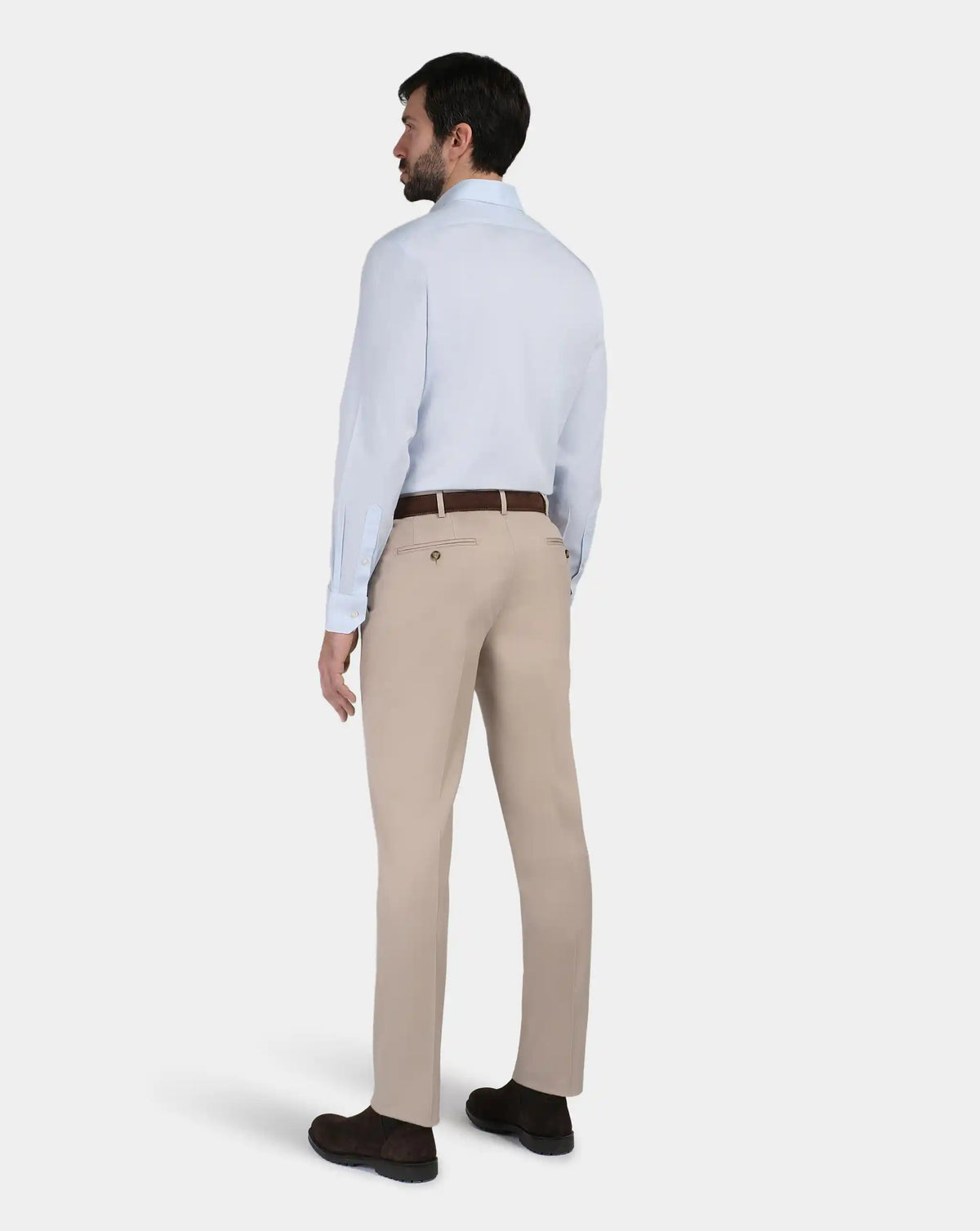 Camicissima Men’s Slim Fit Plain Shirt – Light Blue | Non-Iron Permanent | Full Sleeves