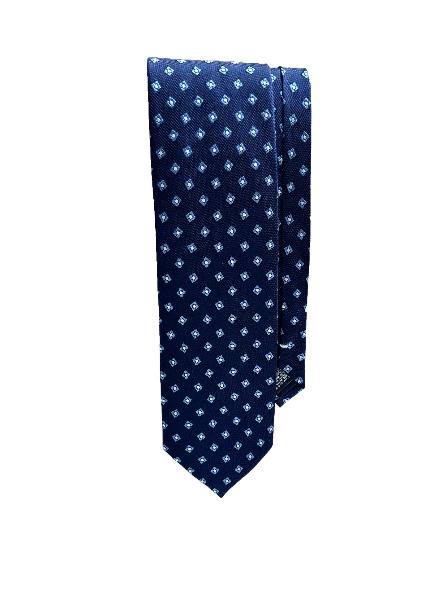 Camicissima Blue Navy Jacquard 100% Silk Tie – Elegant Party & Office Look
