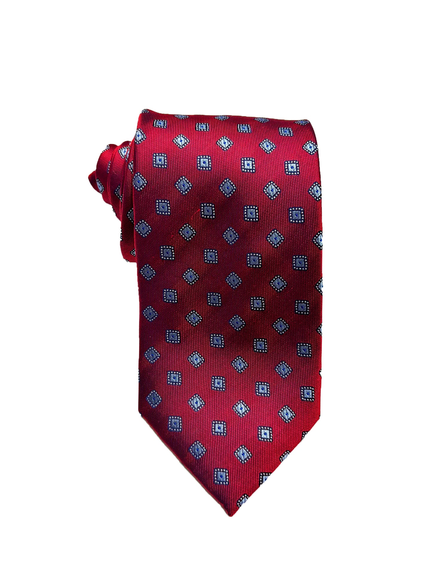 Camicissima Red Jacquard 100% Silk Tie – Elegant Party & Office Look