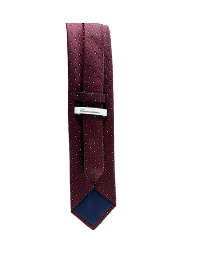 Camicissima Magenta Jacquard 100% Silk Tie – Elegant Party & Office Look