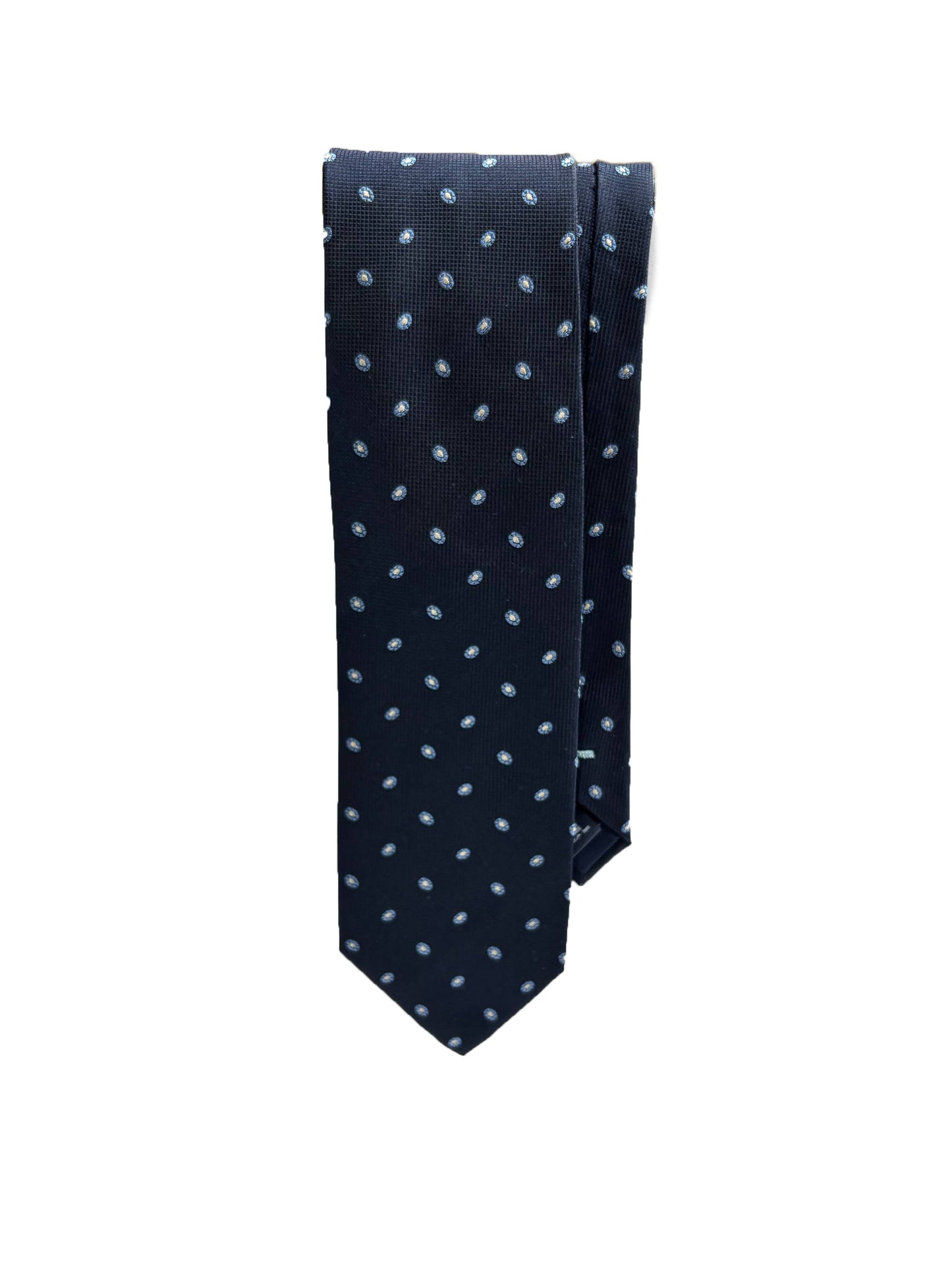 Camicissima Dark Blue Jacquard 100% Silk Tie – Elegant Party & Office Look