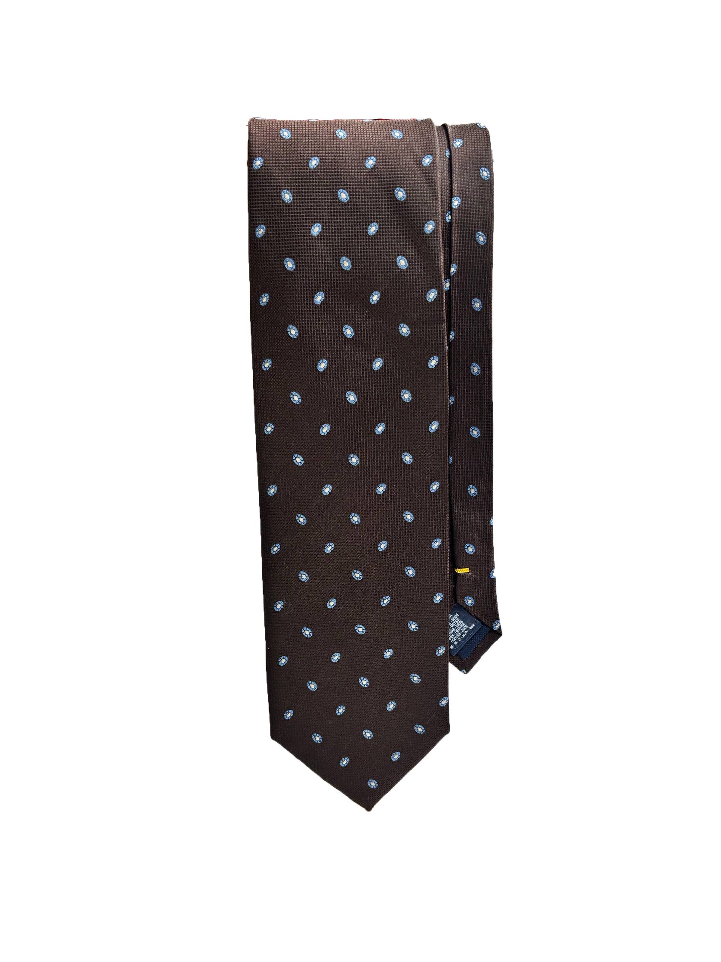 Camicissima Brown Jacquard 100% Silk Tie – Elegant Party & Office Look