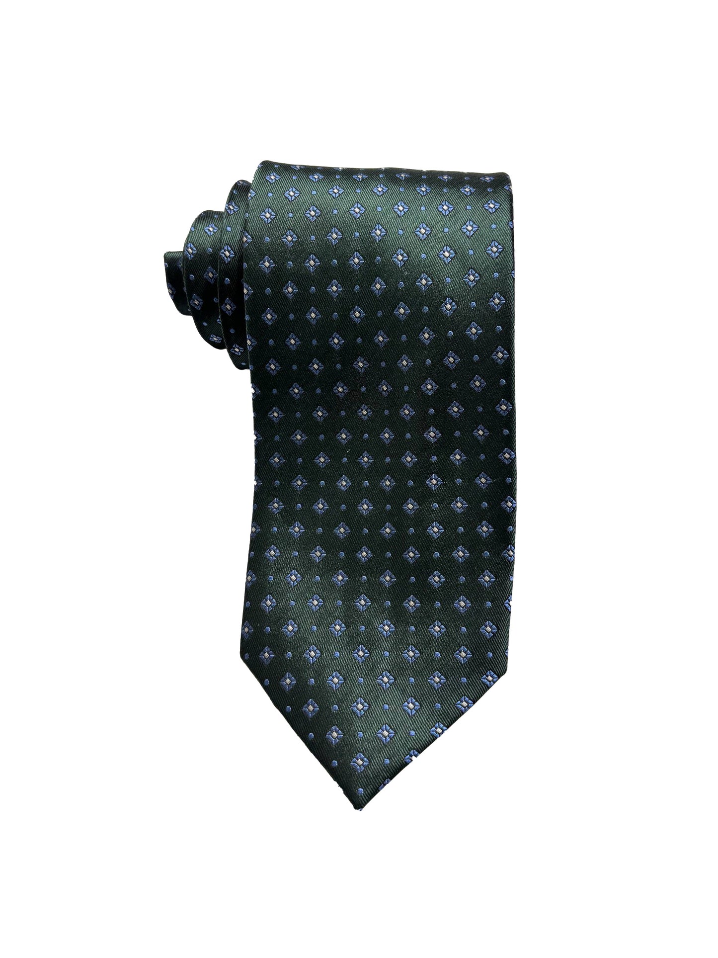 Camicissima Green Jacquard 100% Silk Tie – Elegant Party & Office Look