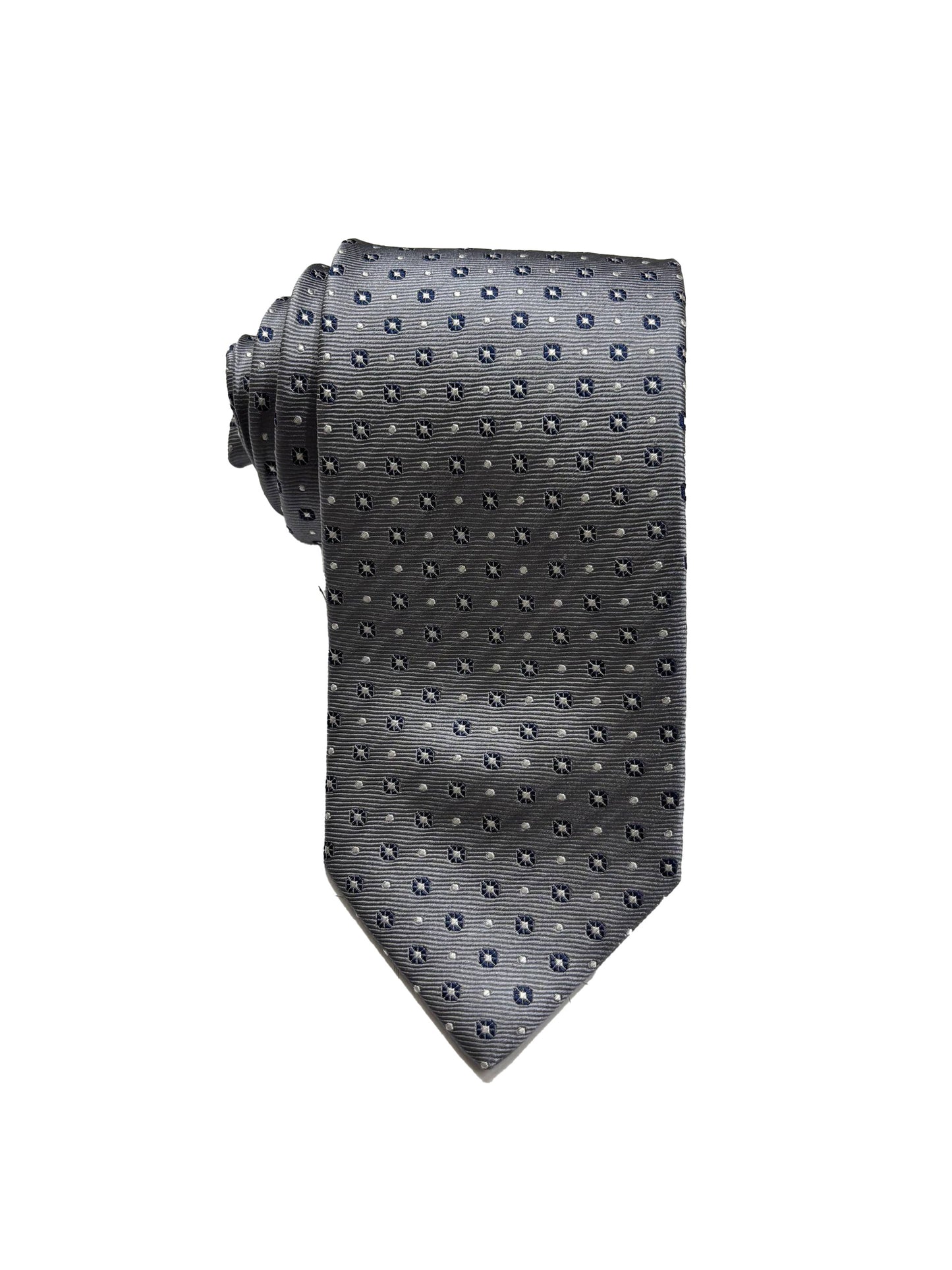 Camicissima Grey Jacquard 100% Silk Tie– Elegant Party & Office Look