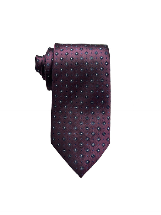 Camicissima Red Jacquard 100% Silk Tie – Elegant Party & Office Look