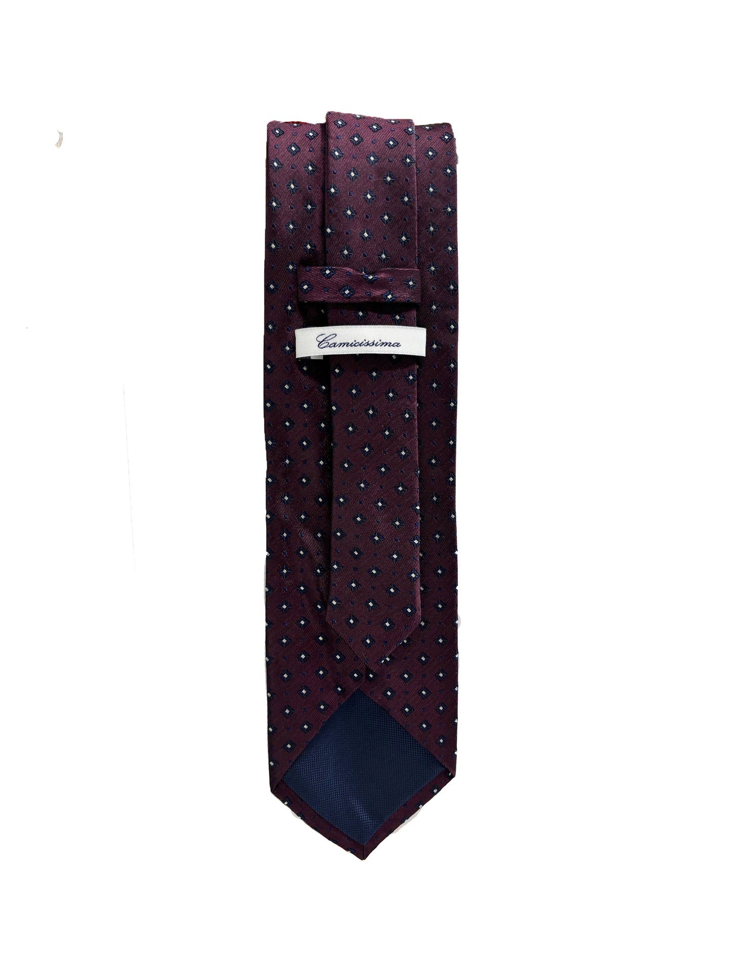 Camicissima Red Jacquard 100% Silk Tie – Elegant Party & Office Look