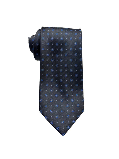 Camicissima Dark Blue Jacquard 100% Silk Tie – Elegant Party & Office Look