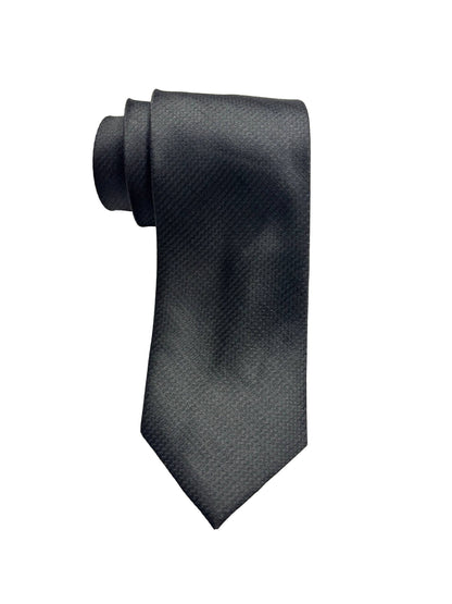 Camicissima Black Plain 100% Silk Tie – Elegant Party & Office Look
