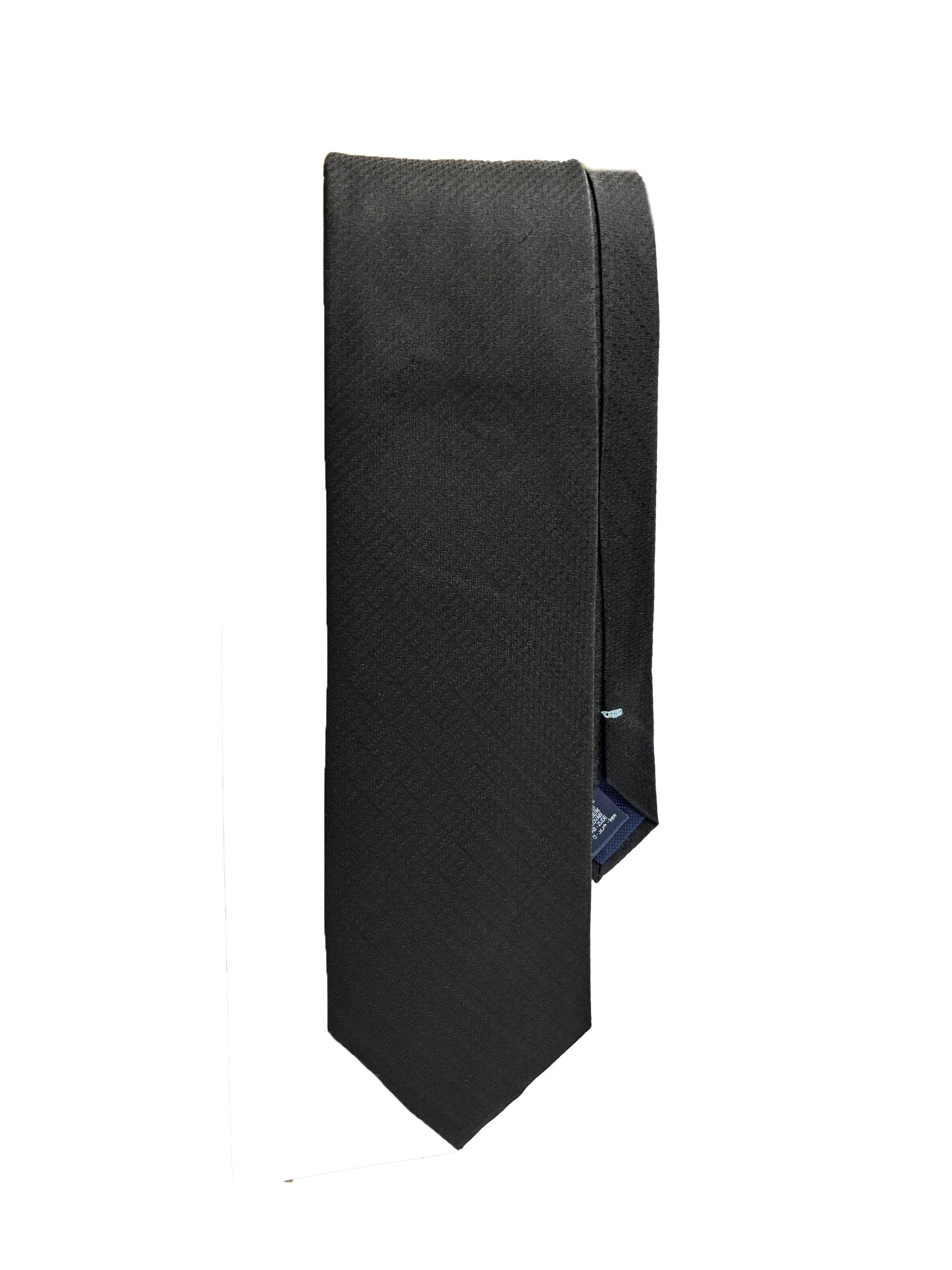 Camicissima Black Plain 100% Silk Tie – Elegant Party & Office Look