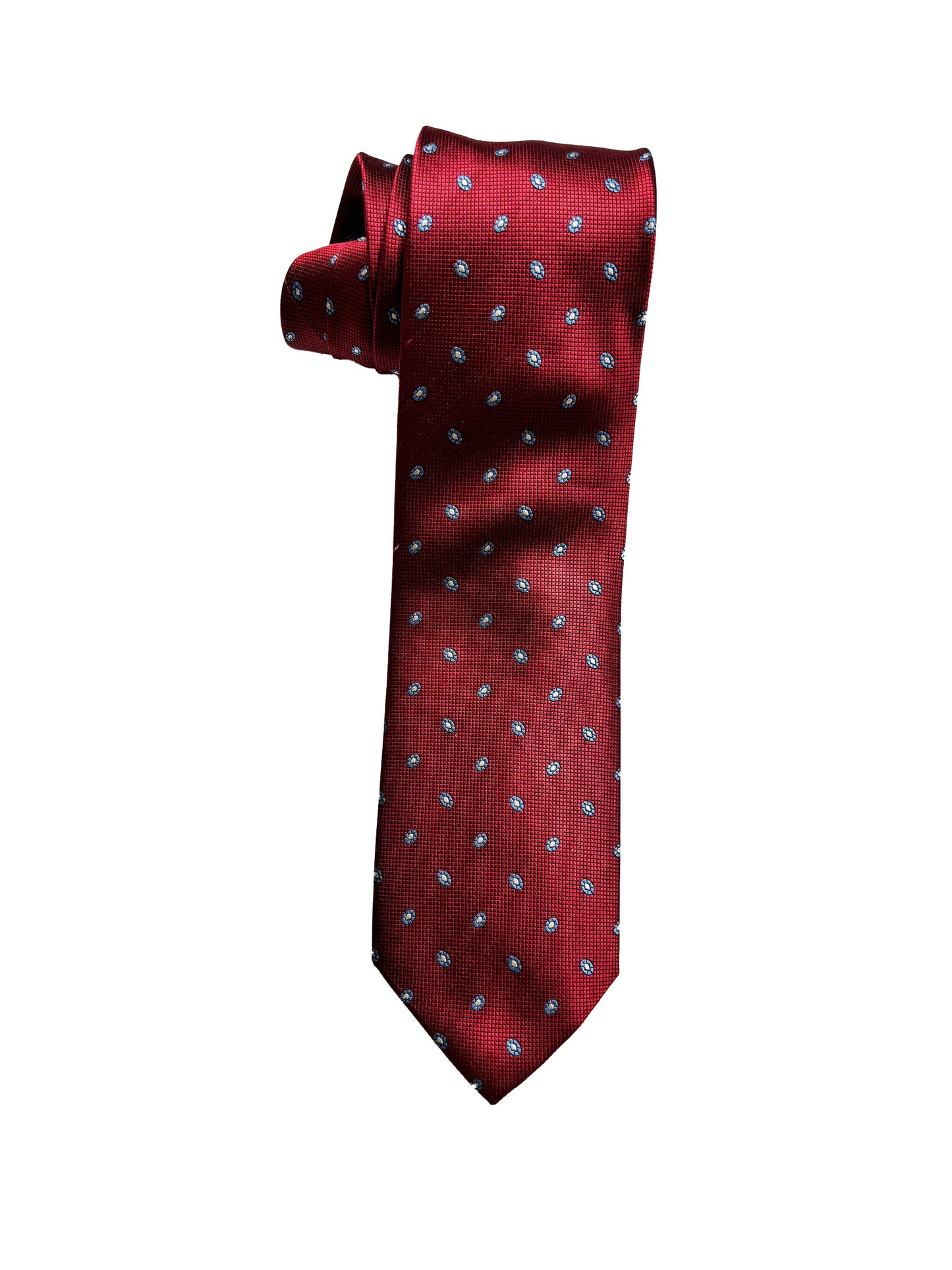 Camicissima Red Jacquard 100%  Silk Tie – Elegant Party & Office Look