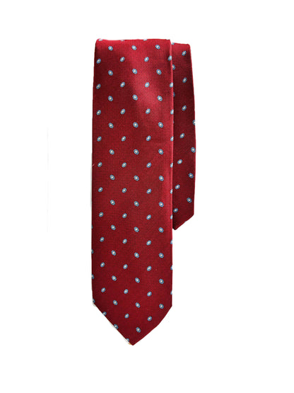 Camicissima Red Jacquard 100%  Silk Tie – Elegant Party & Office Look