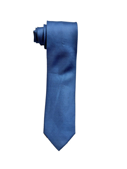 Camicissima Blue Plain 100% Silk Tie – Elegant Party & Office Look