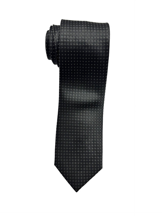 Camicissima Black Jacquard 100% Silk Tie – Elegant Party & Office Look