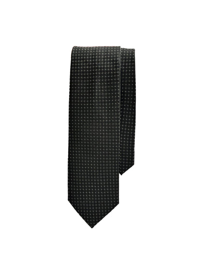 Camicissima Black Jacquard 100% Silk Tie – Elegant Party & Office Look