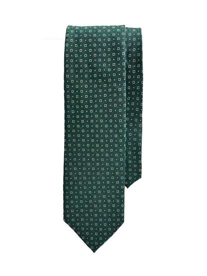 Camicissima Green Jacquard 100% Silk Tie – Elegant Party & Office Look
