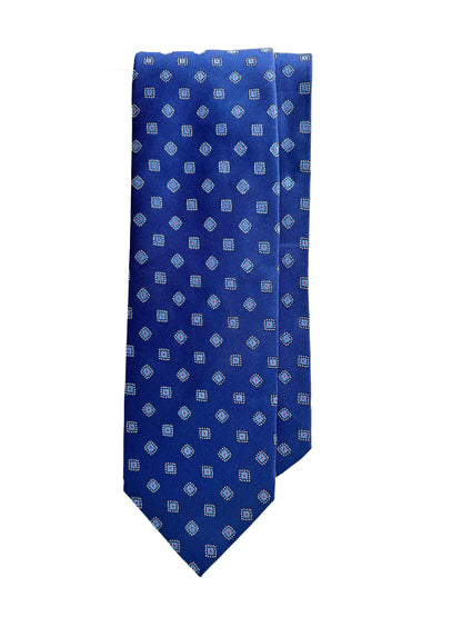 Camicissima Blue Navy Jacquard 100% Silk Tie – Elegant Party & Office Look