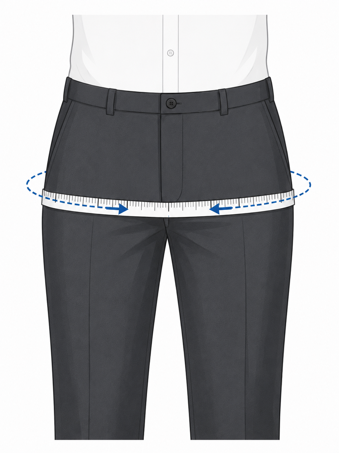 How to measure hip